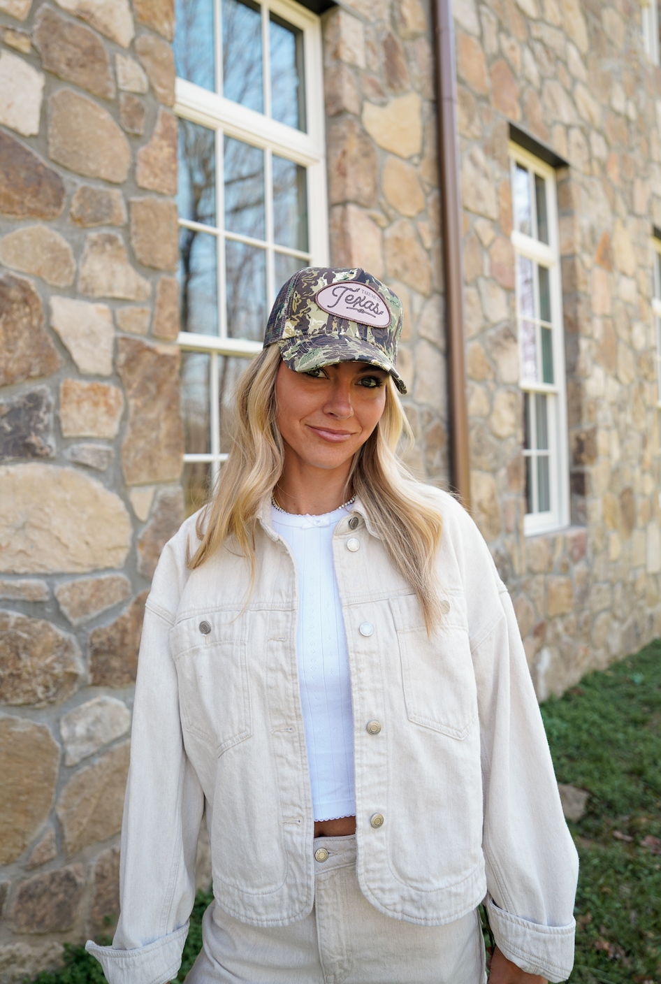 Take me to Texas - Camo Vintage Trucker Hat