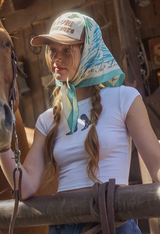 Boot Short Sleeve Crop Top