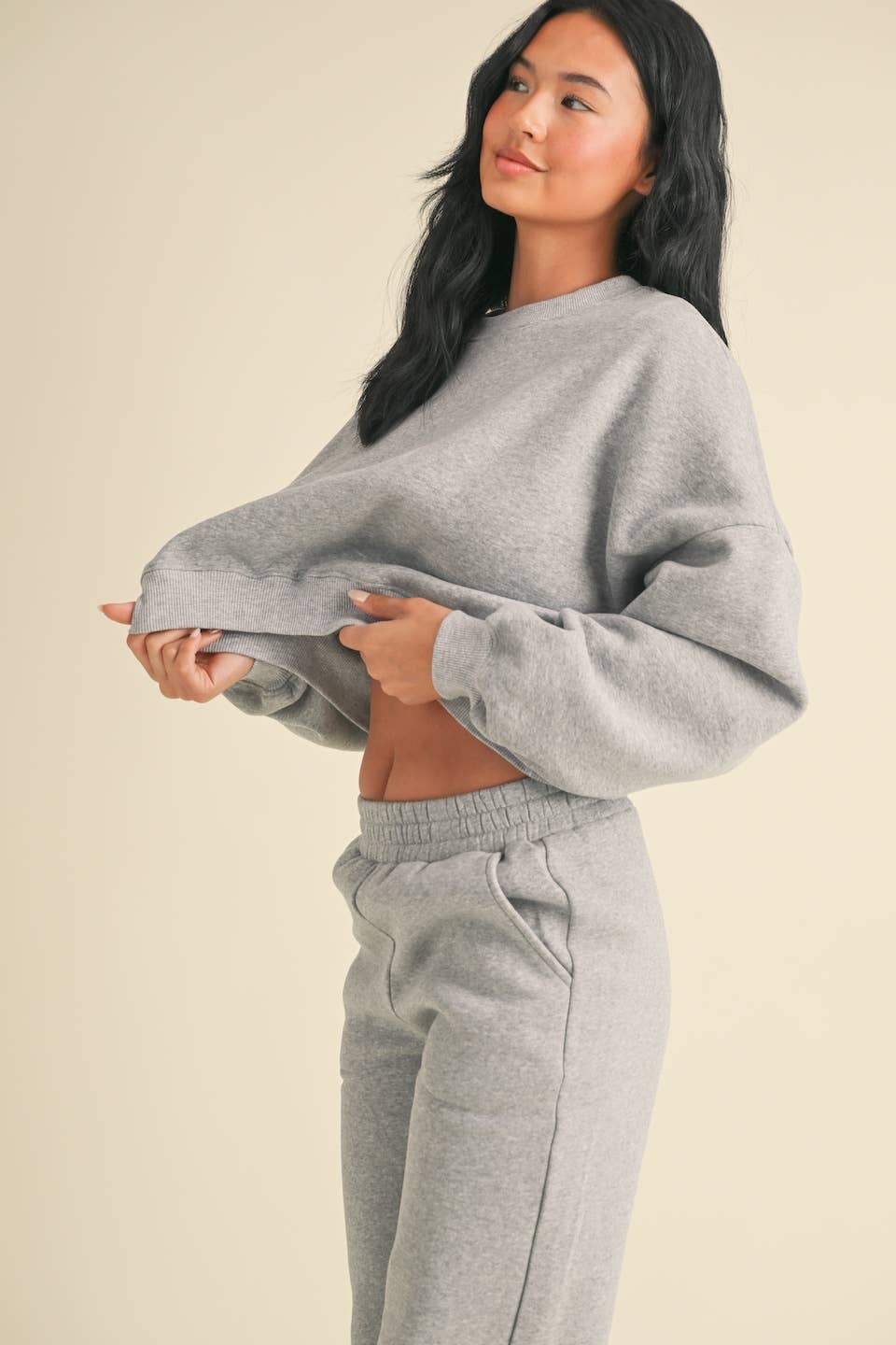 Cozy Fleece Oversized Crewneck Sweatshirt