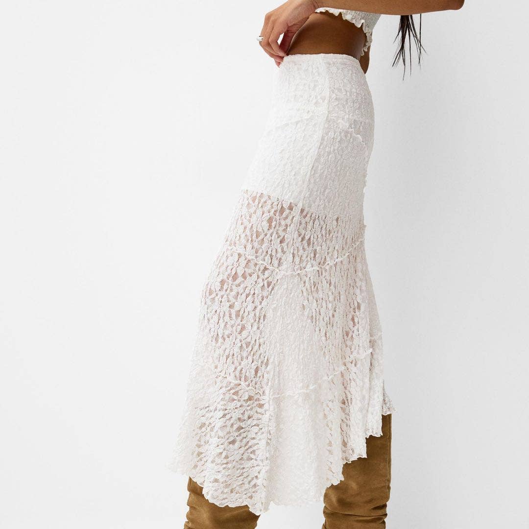 Lace Midi Skirt