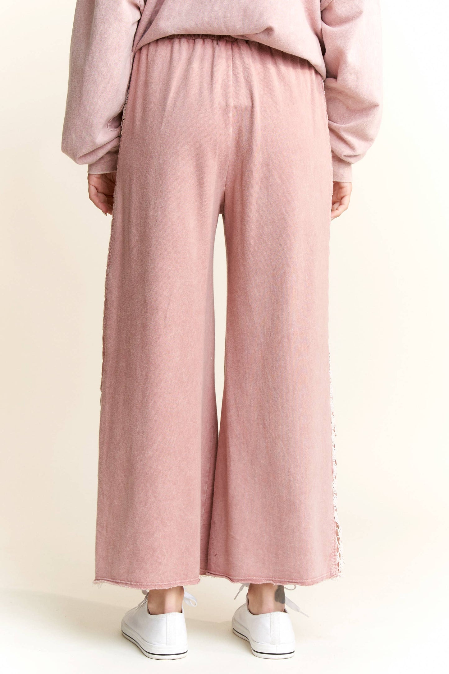 MineralWash Floral Daisy trim Pants HP5794