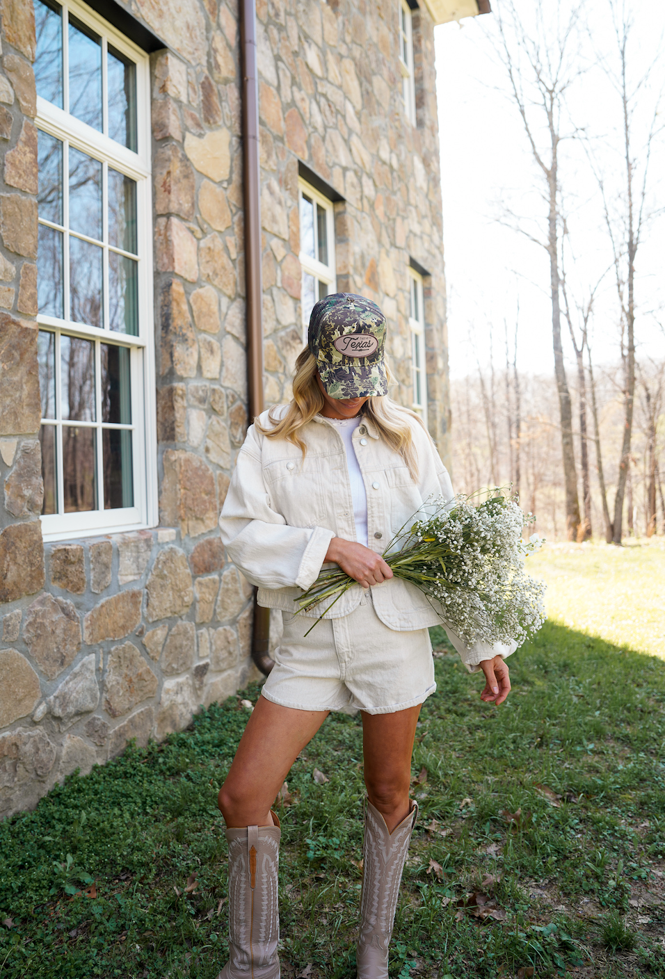 Take me to Texas - Camo Vintage Trucker Hat