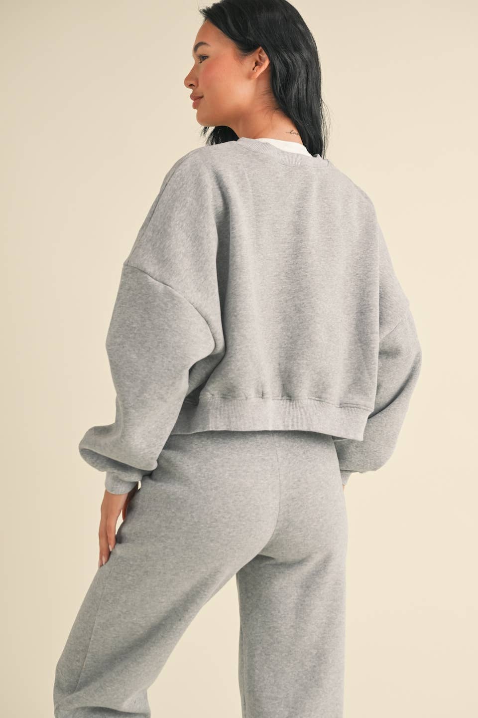 Cozy Fleece Oversized Crewneck Sweatshirt