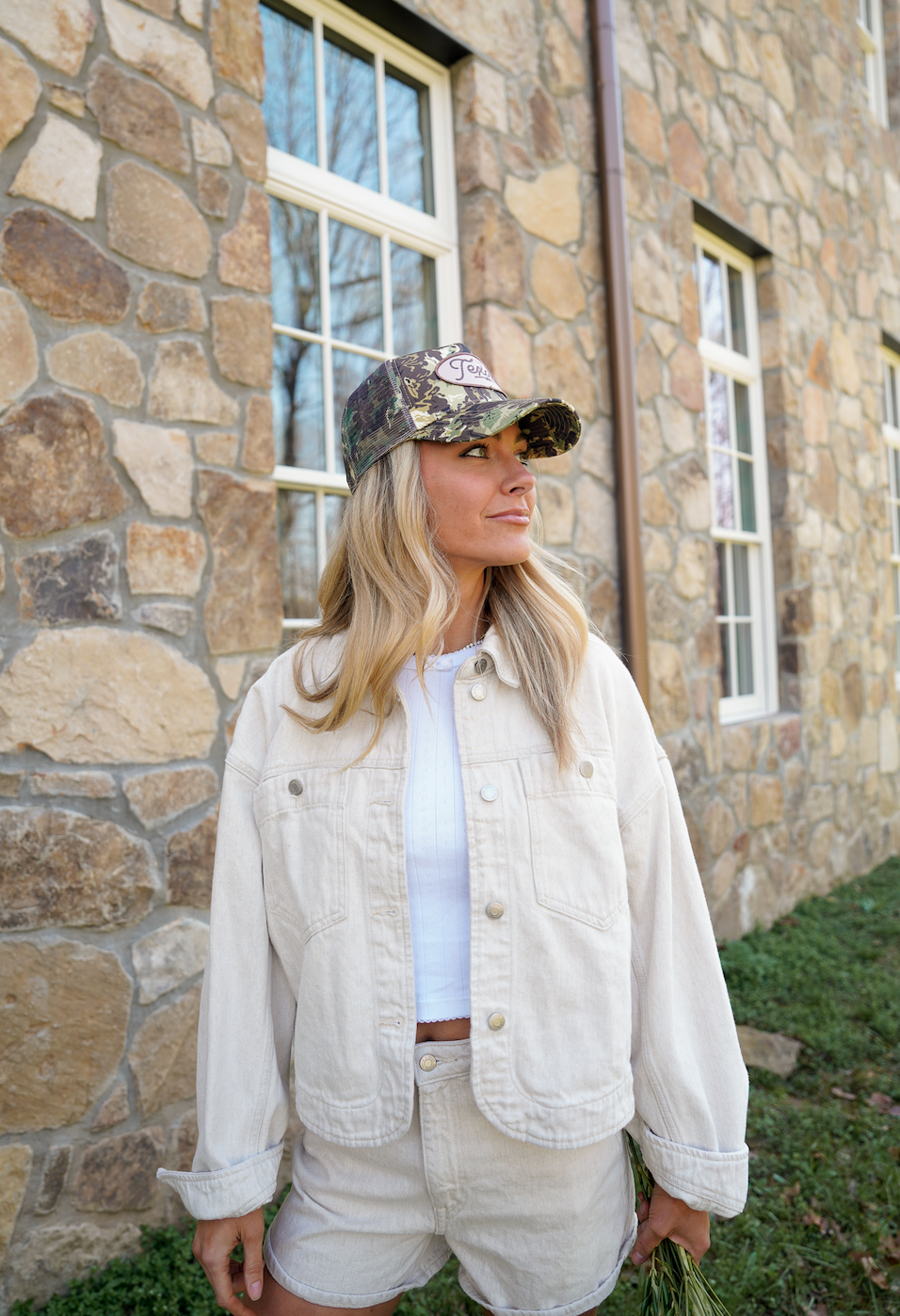 Take me to Texas - Camo Vintage Trucker Hat