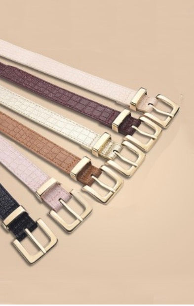 Crocodile Print Belt