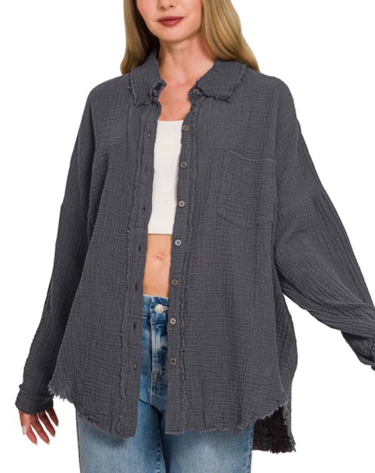 Autumn Ash Button Down