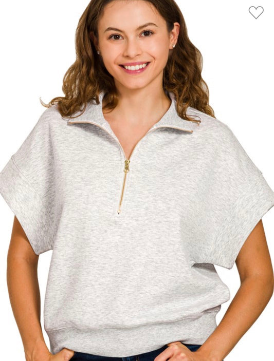 Scuba Half Zip Short Sleeve Pullover