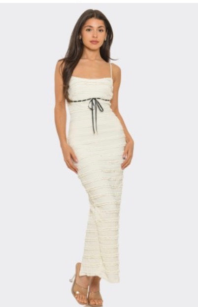 Ruffle Textured Dress