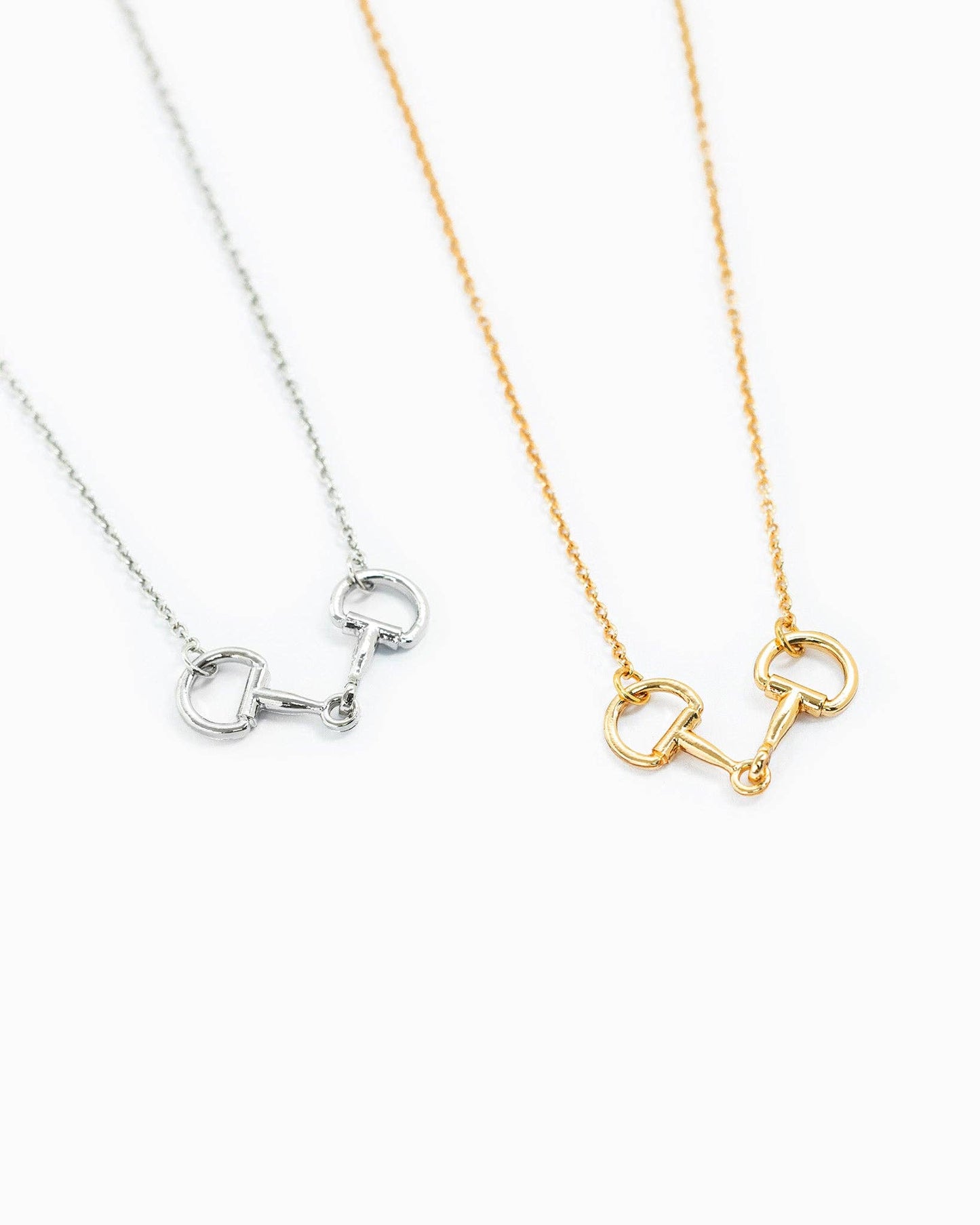 Western Double Linked Horsebit Necklace