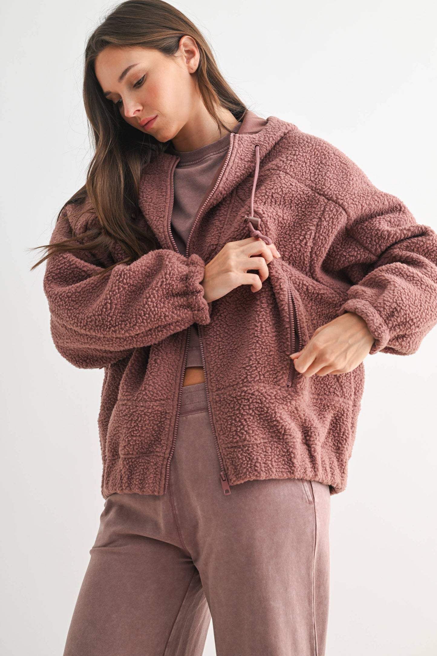 Alpine Fleece Zip Up Hoodie