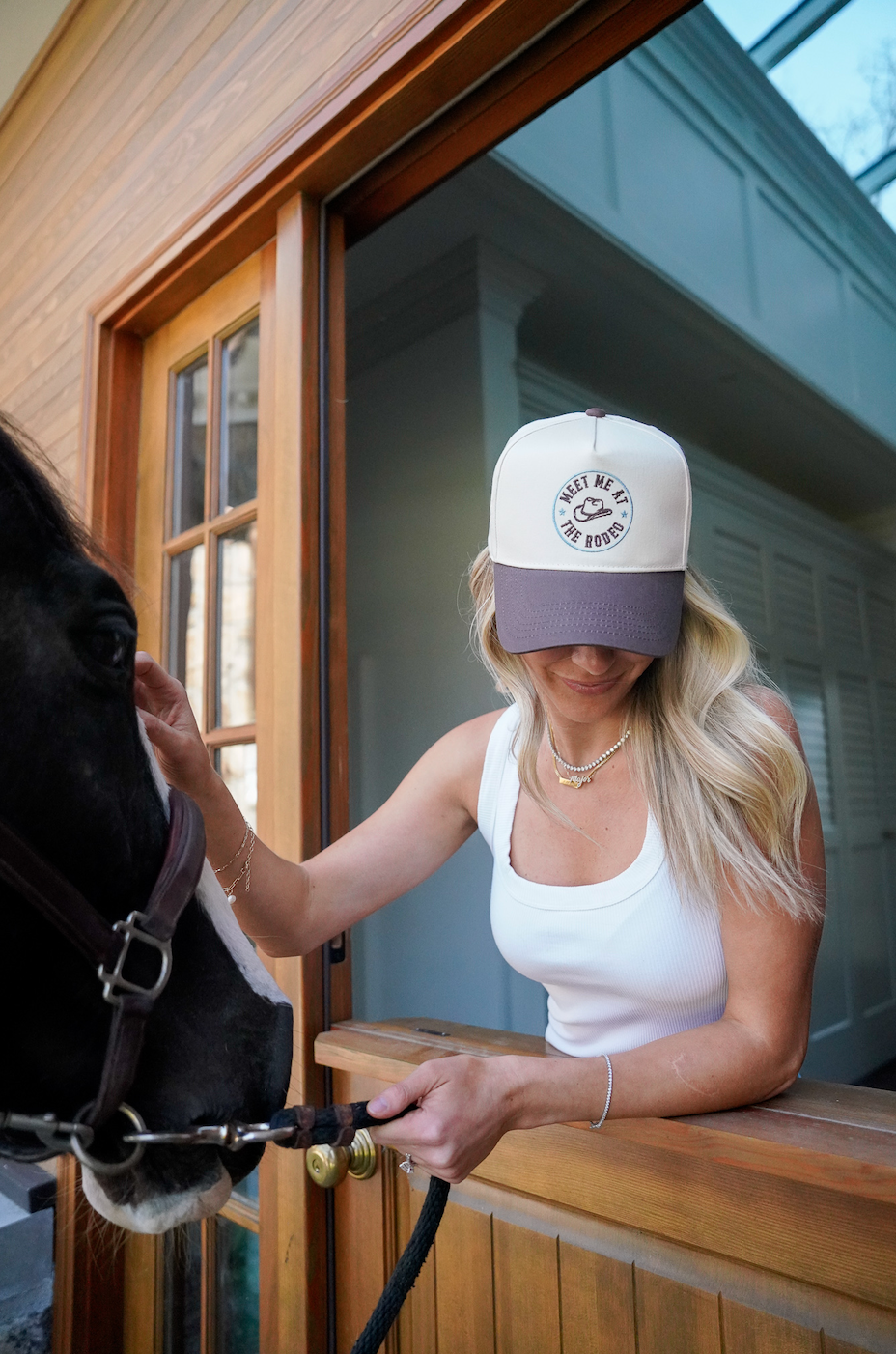 Meet me at the Rodeo - Brown Vintage Trucker Hat