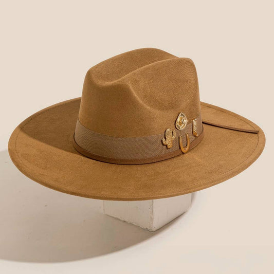 Western Cowboy Charms Fedora Hat